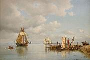 Carl Bille Sommardag i Oresund oil painting artist